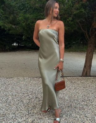 Slip haljine: Elegantan modni komad za svečane prilike, večere i šetnje gradom
