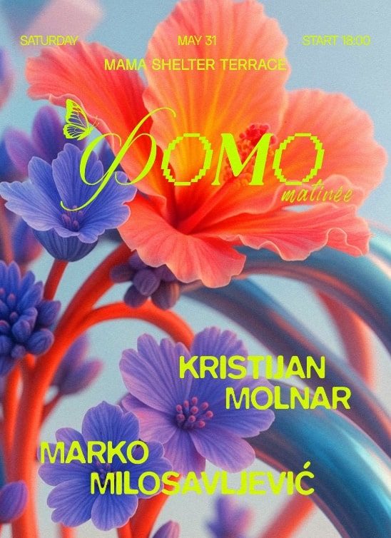ФOMO vas poziva na Matinée sa Kristijanom Molnarom i Markom Milosavljevićem