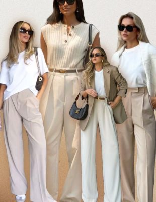 Bež palazzo pantalone su pravi izbor za proleće – kao zamena za jeans