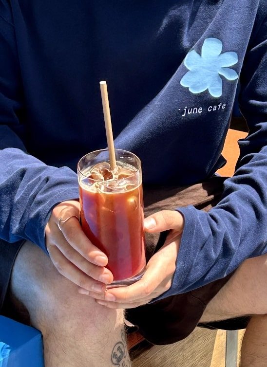 June Cafe ima letnji meni hladnih pića, a naš favorit je orange matcha