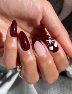 Manikir u boji tamne višnje će biti najtraženiji ove jeseni, a mi vam donosimo ideje