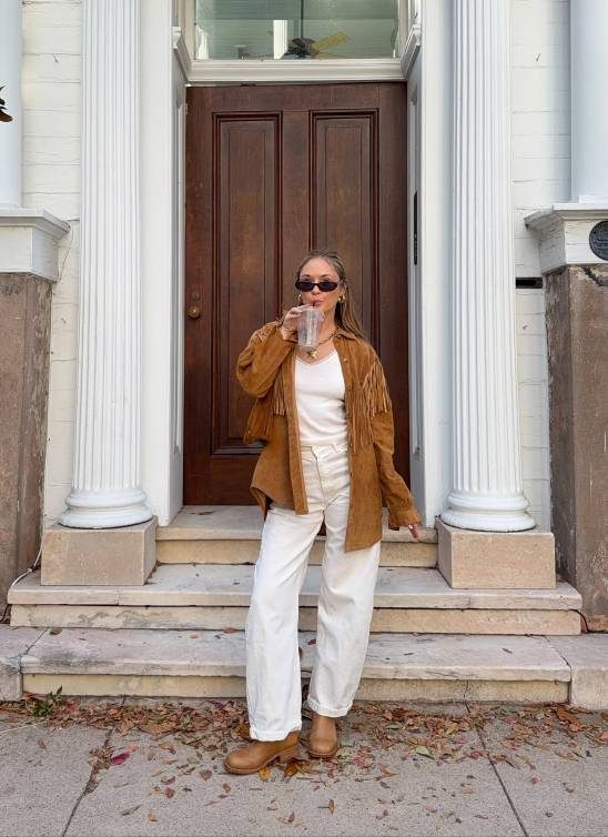 Kako da nosite braon čizme uz farmerke 