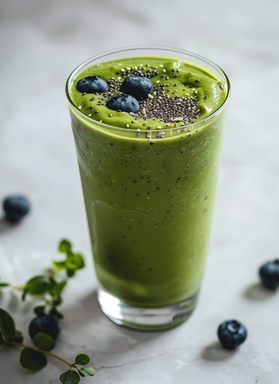 Ovaj matcha smoothie daće vam stabilnu energiju, a sadrži i borovnice i urme