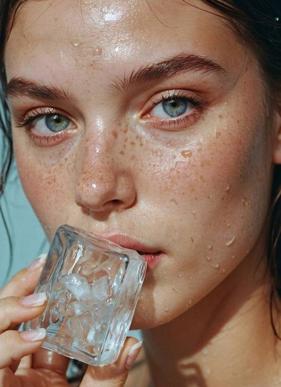 “Skin Icing” je viralna rutina koja smanjuje jutarnju natečenost lica