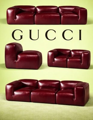 Gucci i Tacchini oživeli kultnu Le Mura sofu