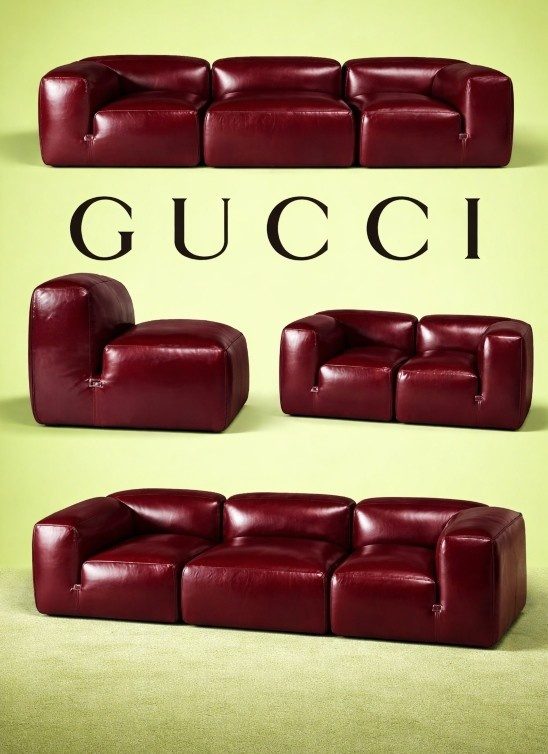 Gucci i Tacchini oživeli kultnu Le Mura sofu