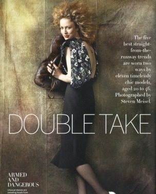 “Double Take” – Vogue US, avgust 2011.