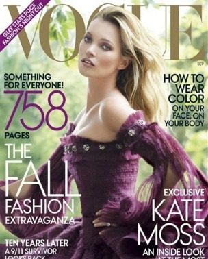 Kate Moss za “Vogue US” – septembar 2011.