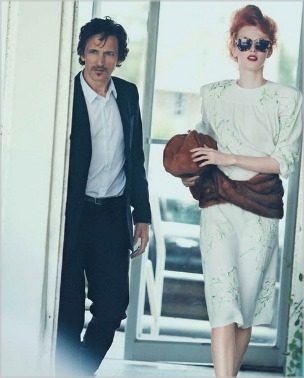 Karen Elson za “Vogue US”, oktobar 2011: spoj mode i filma