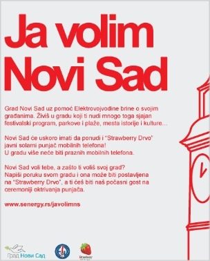 Strawberry Energy konkurs: “Ja volim Novi Sad”