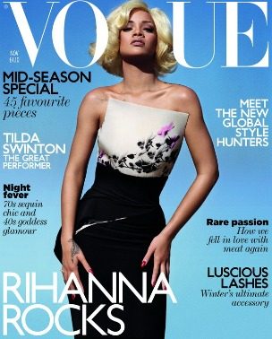 Marilyn Monroe is back: Rihanna za “Vogue UK”, novembar 2011.