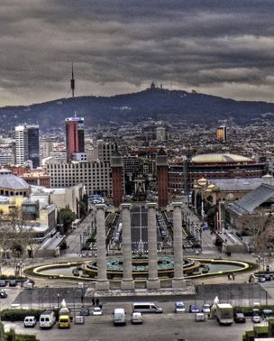 Trk na trg: Plaza de España, Barselona