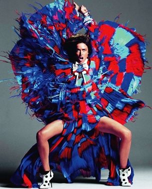 Raquel Zimmermann za “Vogue Paris”