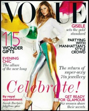 Praznično: Gisele za “Vogue UK”