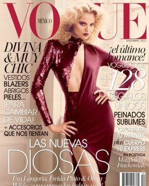 Magdalena Frackowiak za “Vogue Mexico” – decembar 2011.
