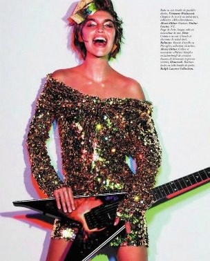 Glam Rock Star: Arizona Muse za “Vogue Paris”